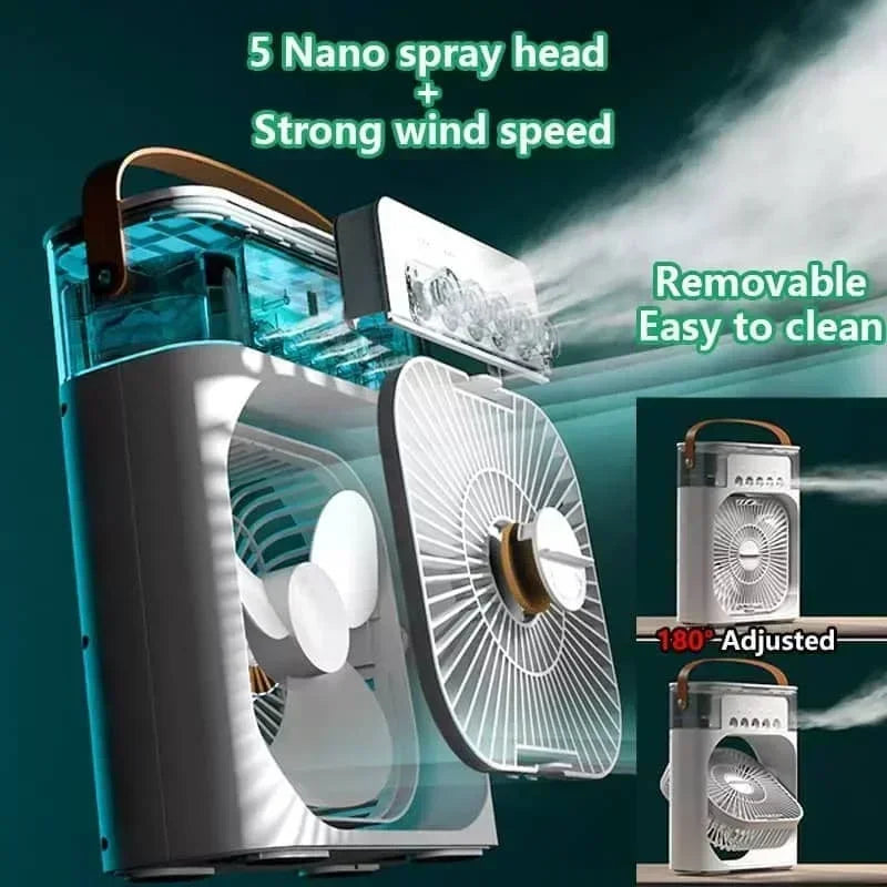 Outdoor Camping Fan Cooling Fan Portable Portable Fan Camping Fishing Portable Fan Cooler Blower Office Outdoor Camping Gadget