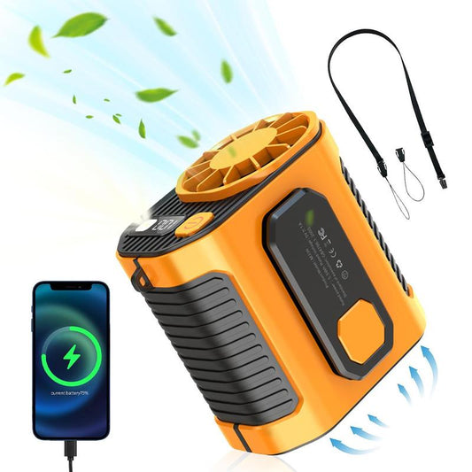 2025 Outdoor Cool Clip Fan Undershirt, Cool Clip Waist Fan,Shirt Fan Clip Outdoor, Powerful Undershirt Fan 5000Mah Edurance Outdoor Cooling Fan for Running/Hiking/Climing/Camping