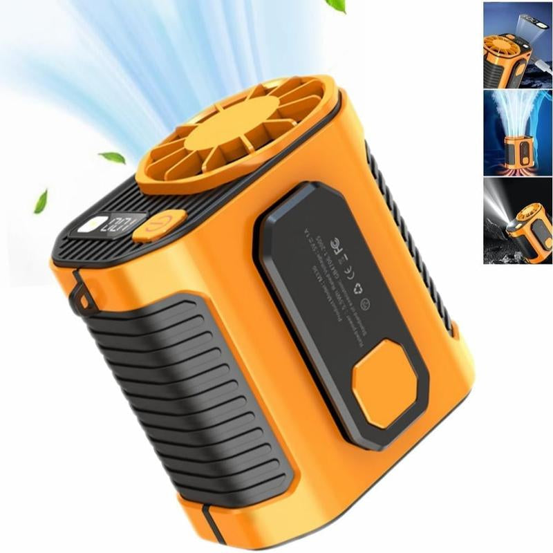 2025 Outdoor Cool Clip Fan Undershirt, Cool Clip Waist Fan,Shirt Fan Clip Outdoor, Powerful Undershirt Fan 5000Mah Edurance Outdoor Cooling Fan for Running/Hiking/Climing/Camping