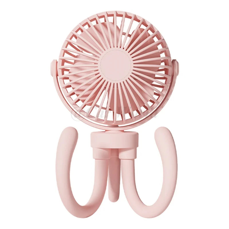 Mini Portable Car Seat Clip Fan High Pressure Fiberglass Fan Bladed Air Cooler Car Fan Air Cooling Fan