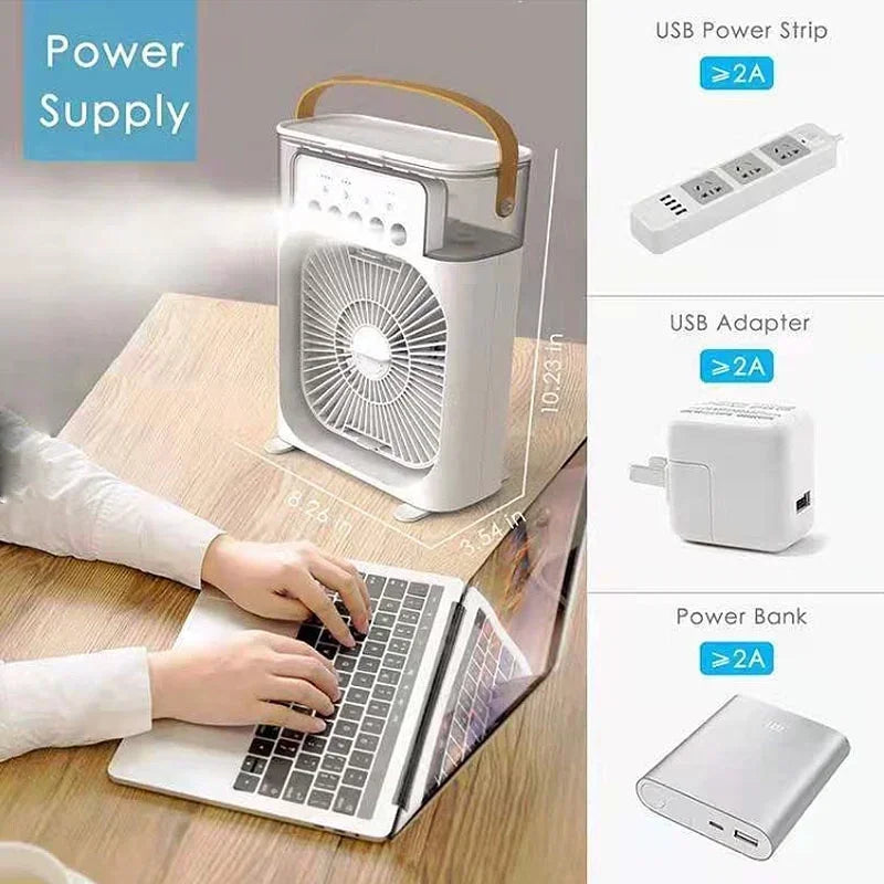 Outdoor Camping Fan Cooling Fan Portable Portable Fan Camping Fishing Portable Fan Cooler Blower Office Outdoor Camping Gadget